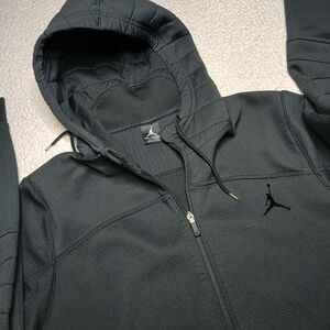 Jordan Full Zip Tech Hoodie Black XXL